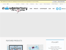 Tablet Screenshot of cloudsfactory.net